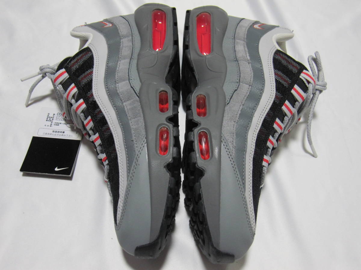 新品 NIKE AIR MAX 95 ESSENTIAL ナイキ エアマックス95 エッセンシャル US 9 (27cm) 国内正規店購入品 C13705-600_画像7