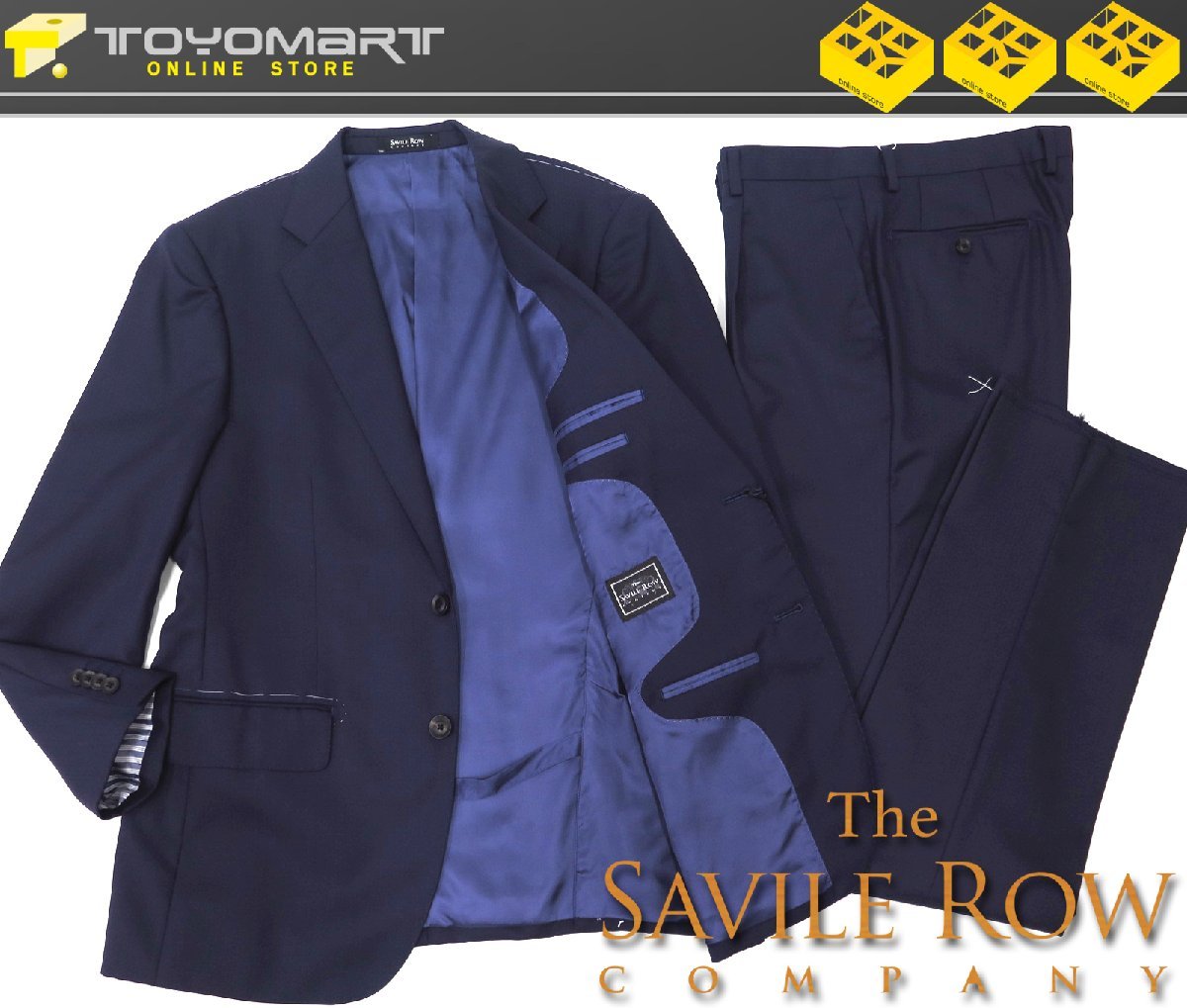新作モデル 3101●Savile シャドーストライプ プレミアムスタンダードスーツ ネイビー/AB5 CAVENDISH】 【JOHN サビルロウ●新品 Row Mサイズ 新作モデル 3101●Savile シャドーストライプ プレミアムスタンダードスーツ ネイビー/AB5 CAVENDISH】 【JOHN サビルロウ●新品 Row Mサイズ
