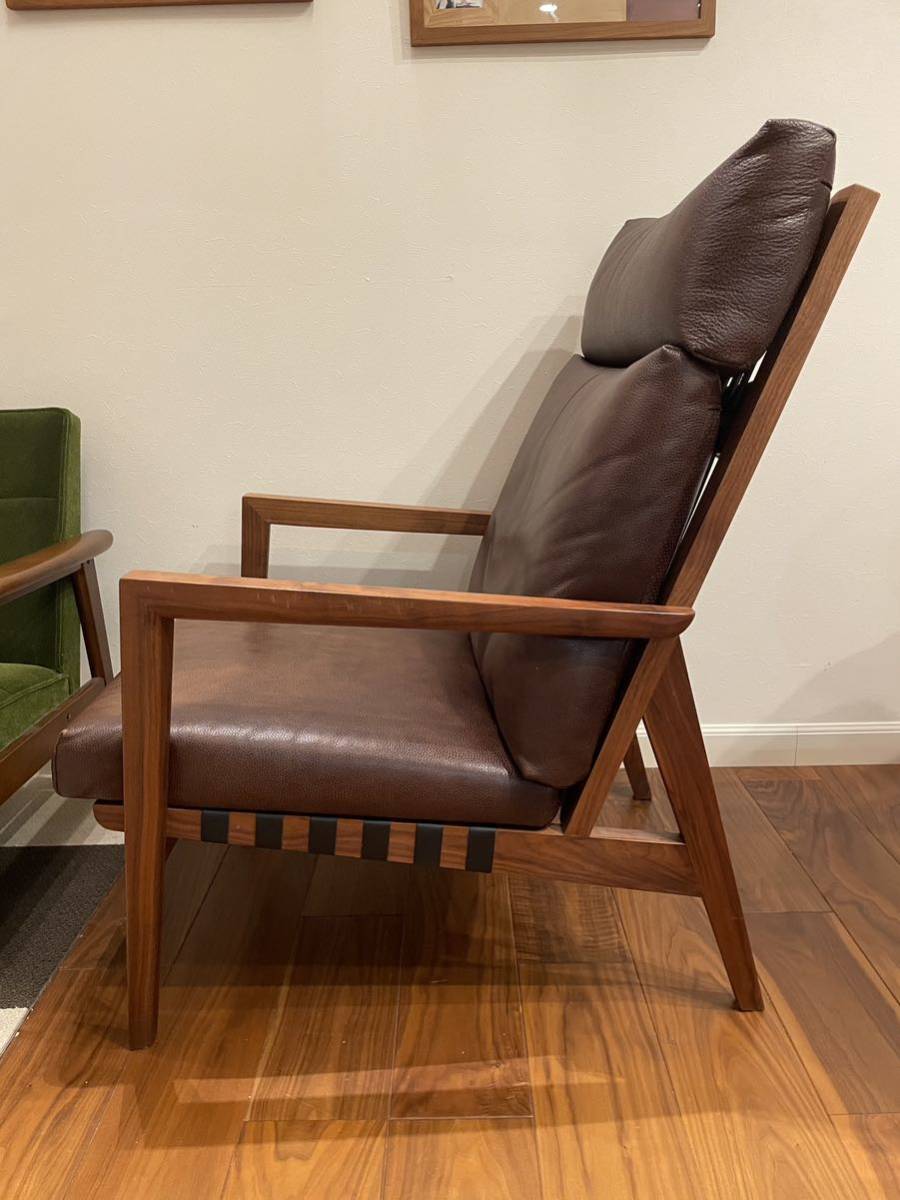 展示品 Ritzwell BLAVA Easy Chairs ウォールナットb - 通販 