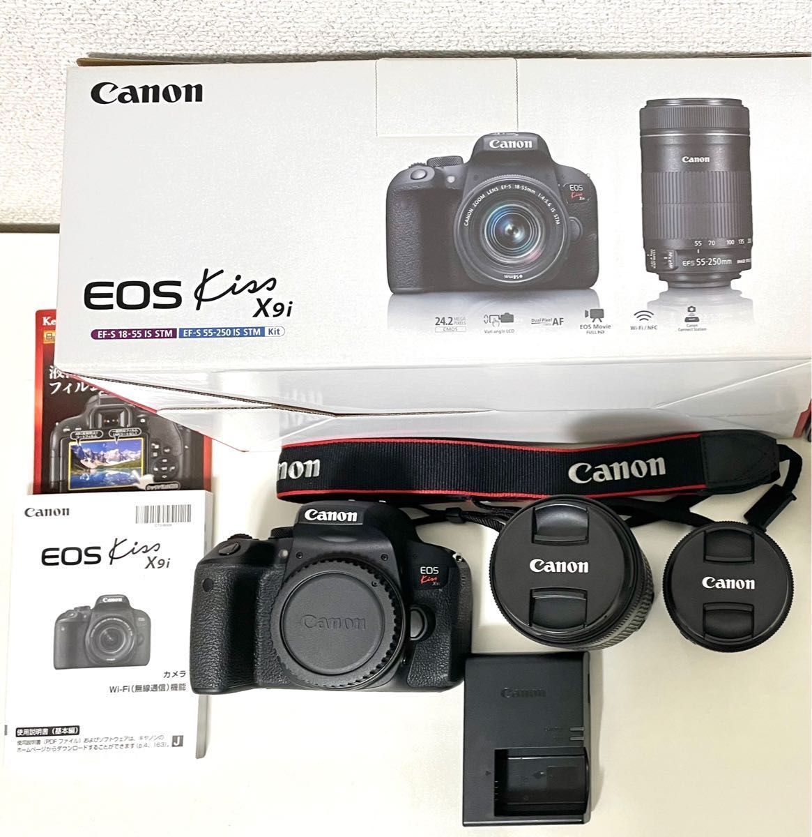 美品】【シャッター回数5641】Canon EOS Kiss X9i ダブルズームキット