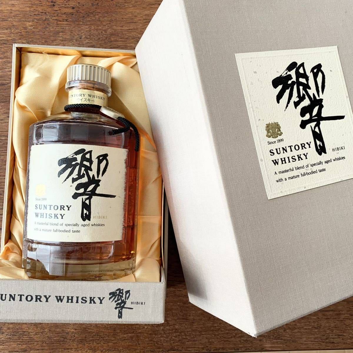 ヤフオク! - 【未開栓 古酒 箱付】サントリーウイスキー響 裏ゴールドラ...