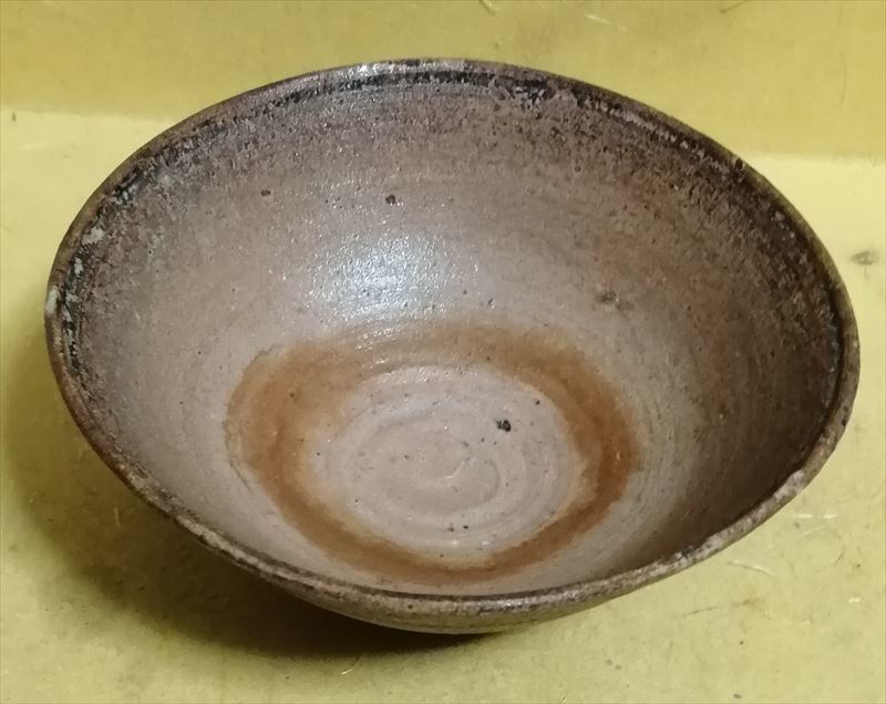 時代 黄伊羅保 茶碗 箱 高麗 茶碗 黄釉 茶道具_画像2