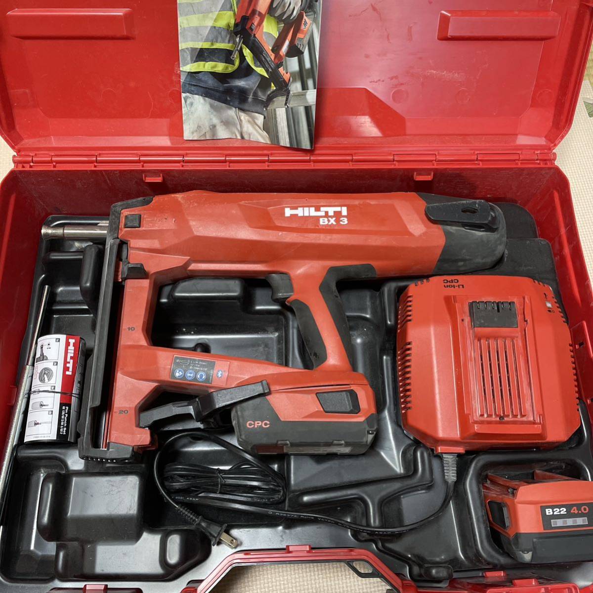 HILTI ヒルティ 充電式鋲打機 BX3-ME(中古)のヤフオク落札情報