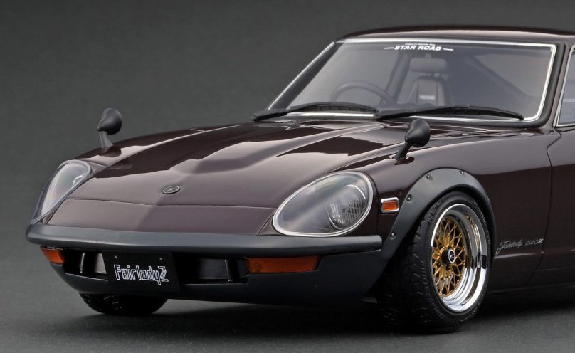 イグニッションモデル 1/18 日産 フェアレディ 240ZG (HS30) マルーン