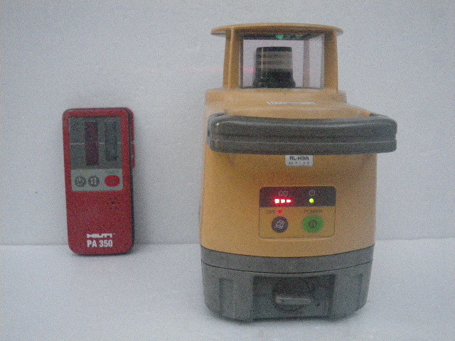 トプコン レーザーレベル RL-H3A 自動整準後動作(回転.レーザー発信