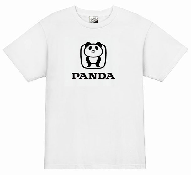 【パロディ白L】5ozHパンダTシャツ面白いおもしろうけるネタプレゼント送料無料・新品_画像1