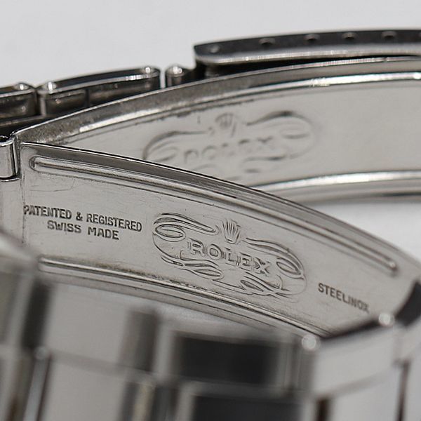 1円 稼働 ロレックス AT 5500 エアキング オイスターパーペチュアル シルバー文字盤 メンズ腕時計 OHS 0018810