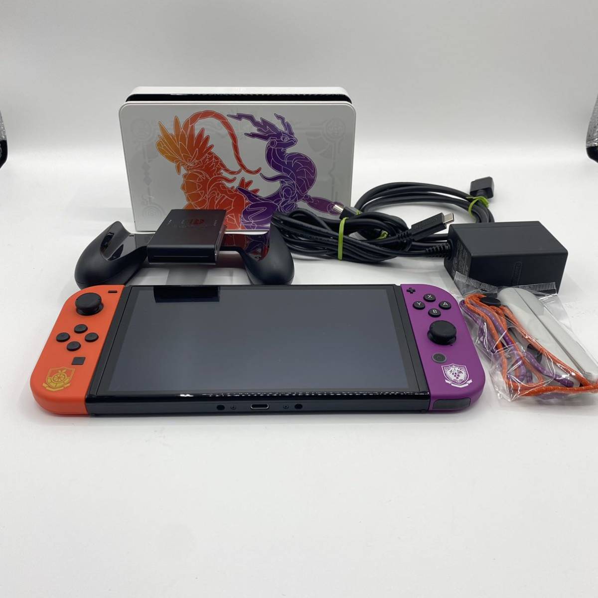 動作確認済 Nintendo Switch 有機el スカーレットバイオレット