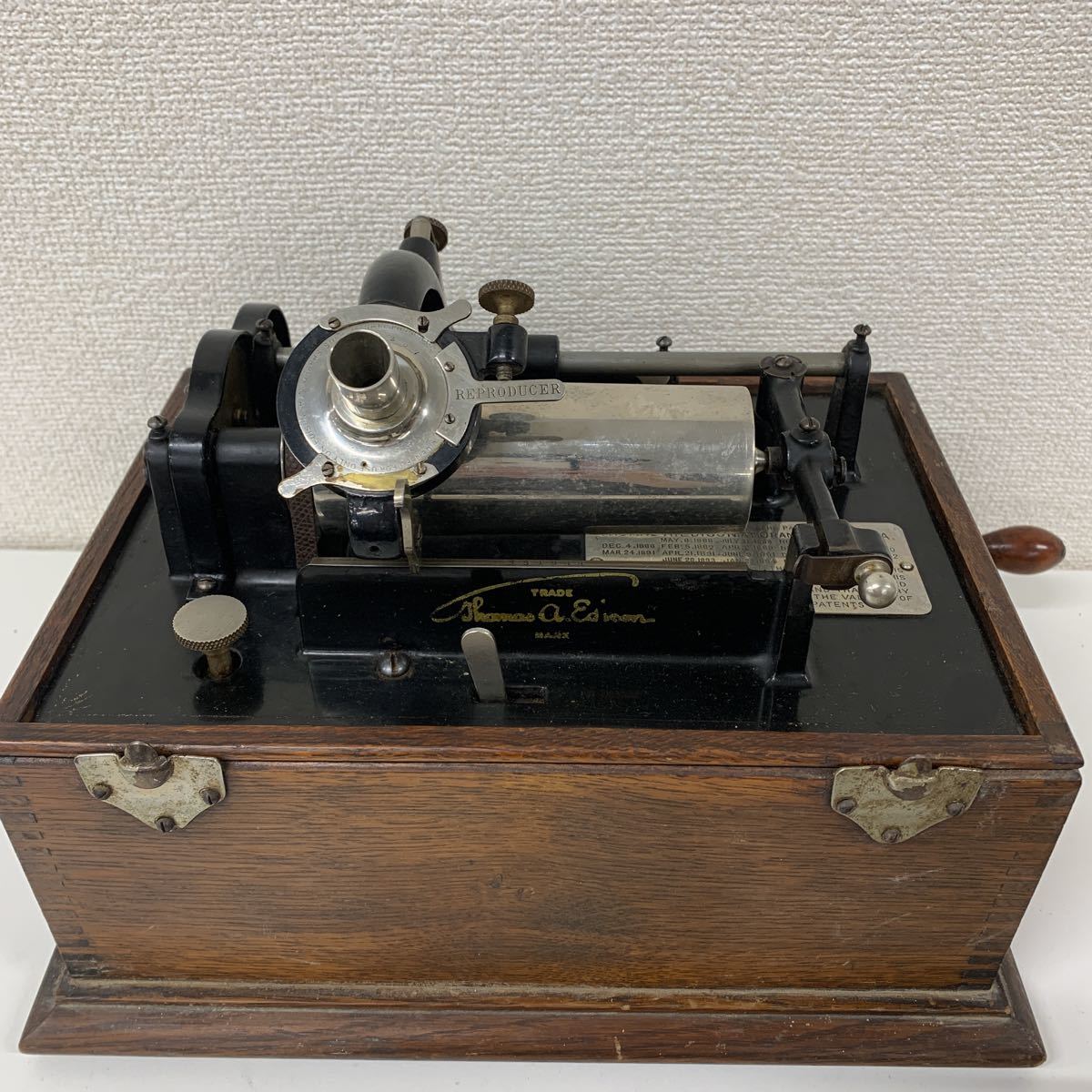500円引きクーポン】 ♬ エジソン 蓄音機 英国製 EDISON GRAND