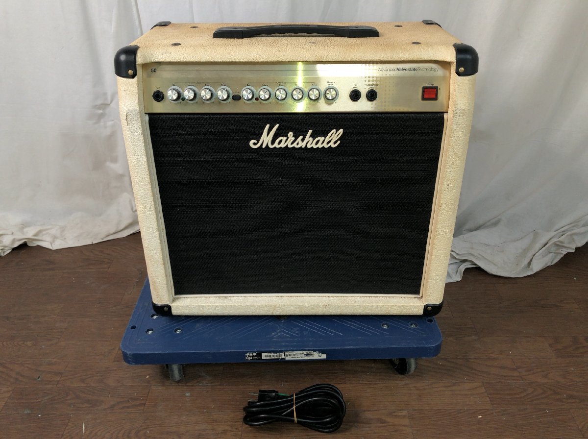 Yahoo!オークション - MARSHALL AVT50X ギターアンプ ホワイト 限...