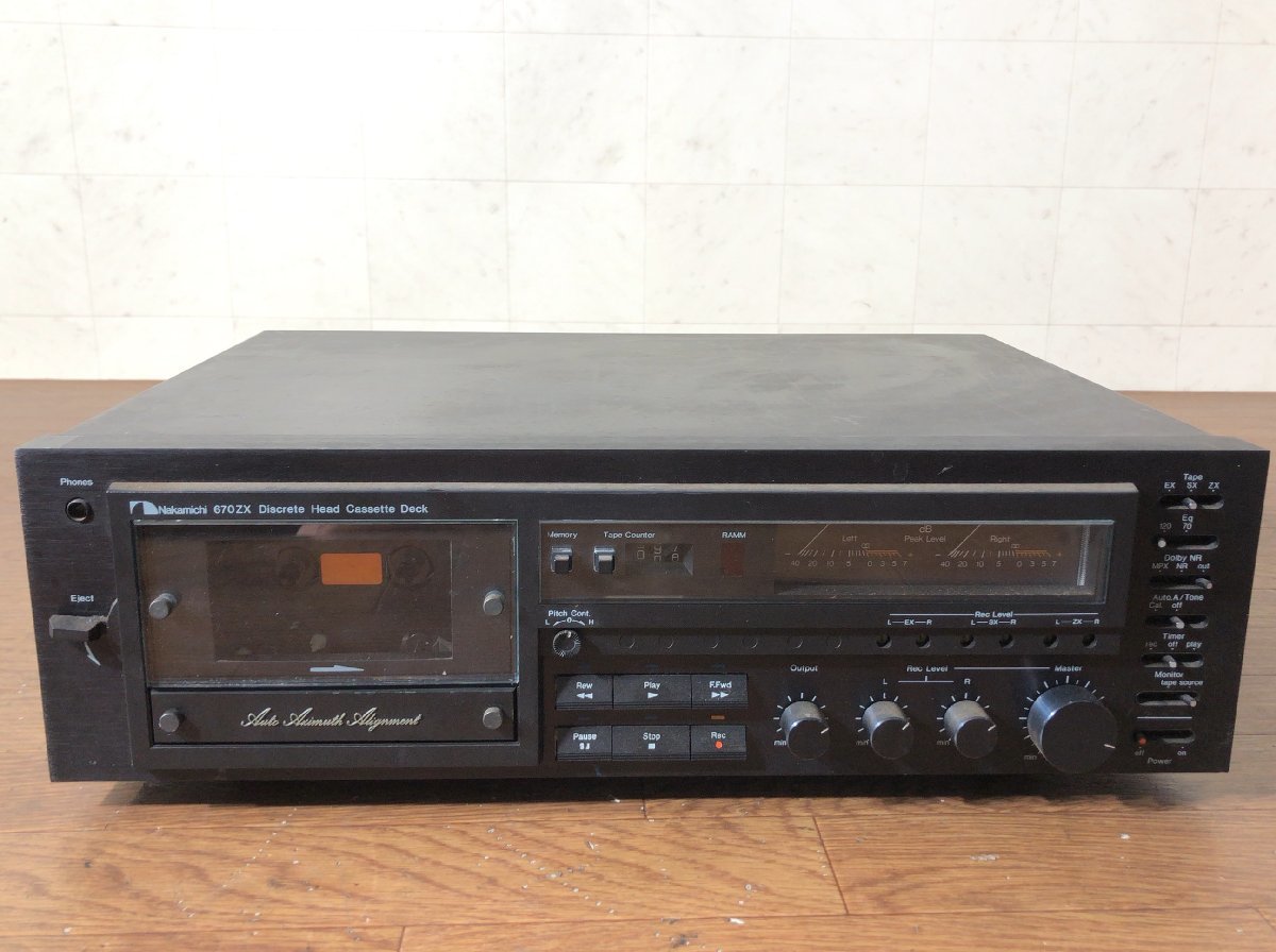 Nakamichi 670ZX 3ヘッド カセットデッキ-