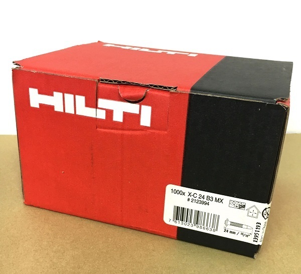 HILTI ヒルティ BX 3用ピン (連発) X-C 24 B3 MX (4000本) 24mm 1000本×4個 セット