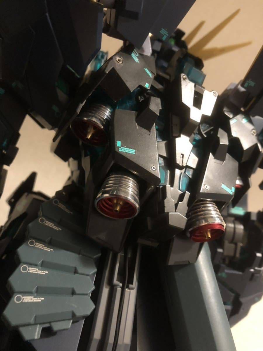 PG 1/60 RX-0[N] ユニコーン ガンダム 2号機 バンシィ・ノルン 最終決戦Ver. LEDユニット組込み済み　メタルパーツ使用 プレバン バンダイ _メタルバーニア計8ヶ所