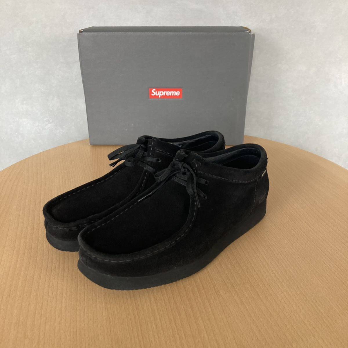 500円引きクーポン】 UK7.5 gore-tex Wallabee clarks supreme US8.5