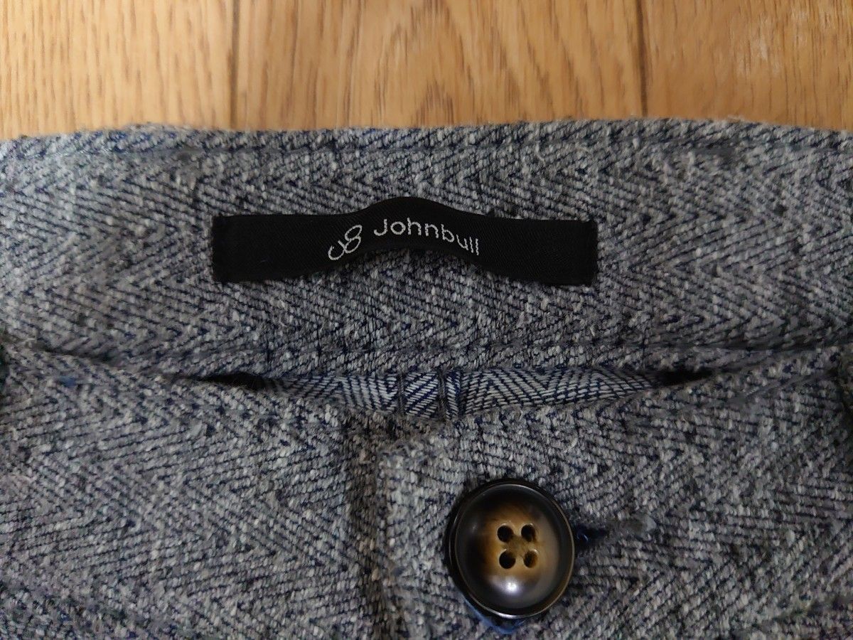 ジョンブル Johnbull ネップヤーントラウザーパンツ　Johnbull-11765　日本製　Sサイズ 　裾直し済み未使用品