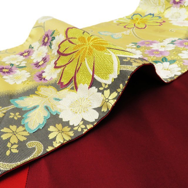 きもの北條 振袖用 袋帯 桜模様 成人式 結婚式 結納 パーティー 正絹 