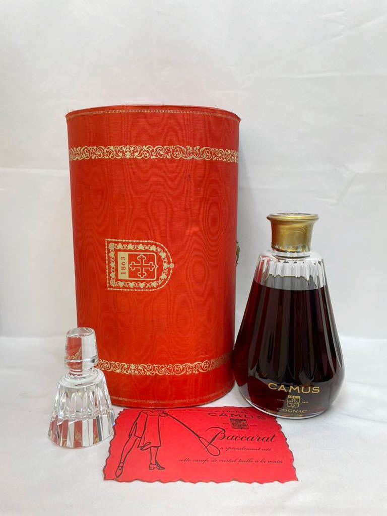 ST1227 未開栓古酒 CAMUS/カミュ Baccarat バカラボトル クリスタル