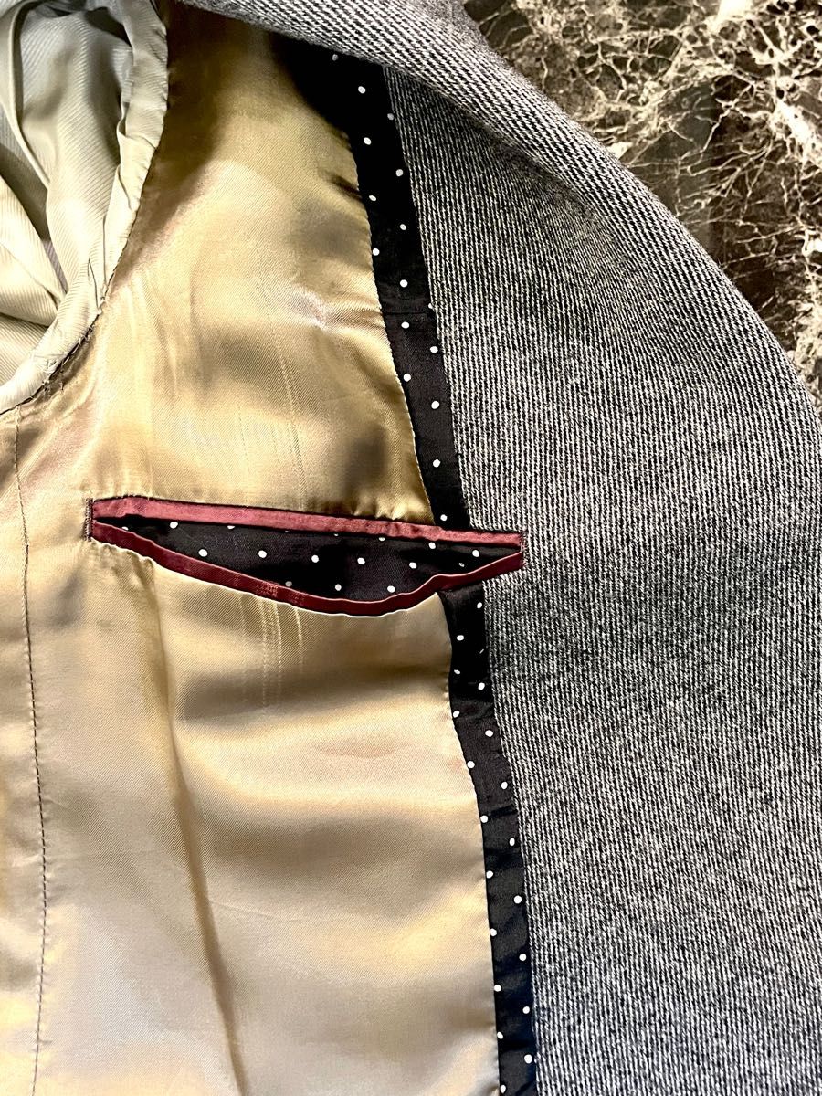 美品 Paul Smith コート グレー 裏地ゴールド|PayPayフリマ