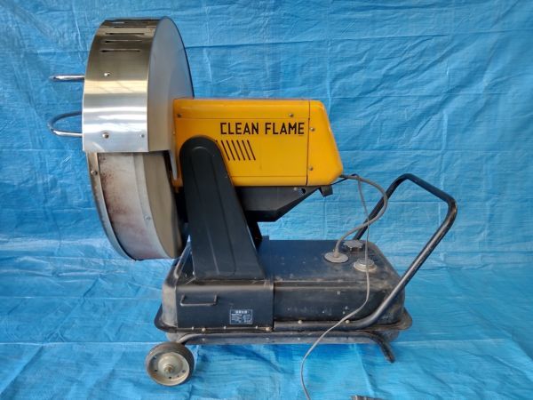 A204 大型ジェットヒーター サタケ CLEAN FLAME EH-4B 最大36000Kcal/h 点火OK♪ 100V50/60Hz ボイラー 引き取り歓迎♪ 広島～_画像1