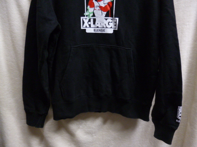 X-LARGE パーカー Mサイズ B.LEAGUE コラボ Bリーグ バスケ 古着 訳