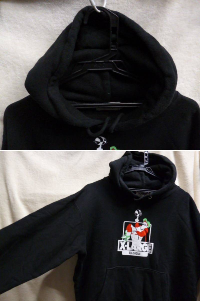 X-LARGE パーカー Mサイズ B.LEAGUE コラボ Bリーグ バスケ 古着 訳