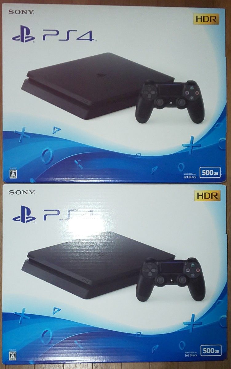 PlayStation4 ジェット・ブラック 500GB CUH-2200AB01 2台
