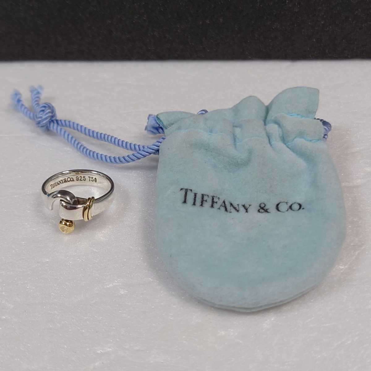 TIFFANY&Co 】ティファニー フック&アイ フラットワイヤー ラブ TIFFANY&Co 】ティファニー フック&アイ フラットワイヤー ラブ
