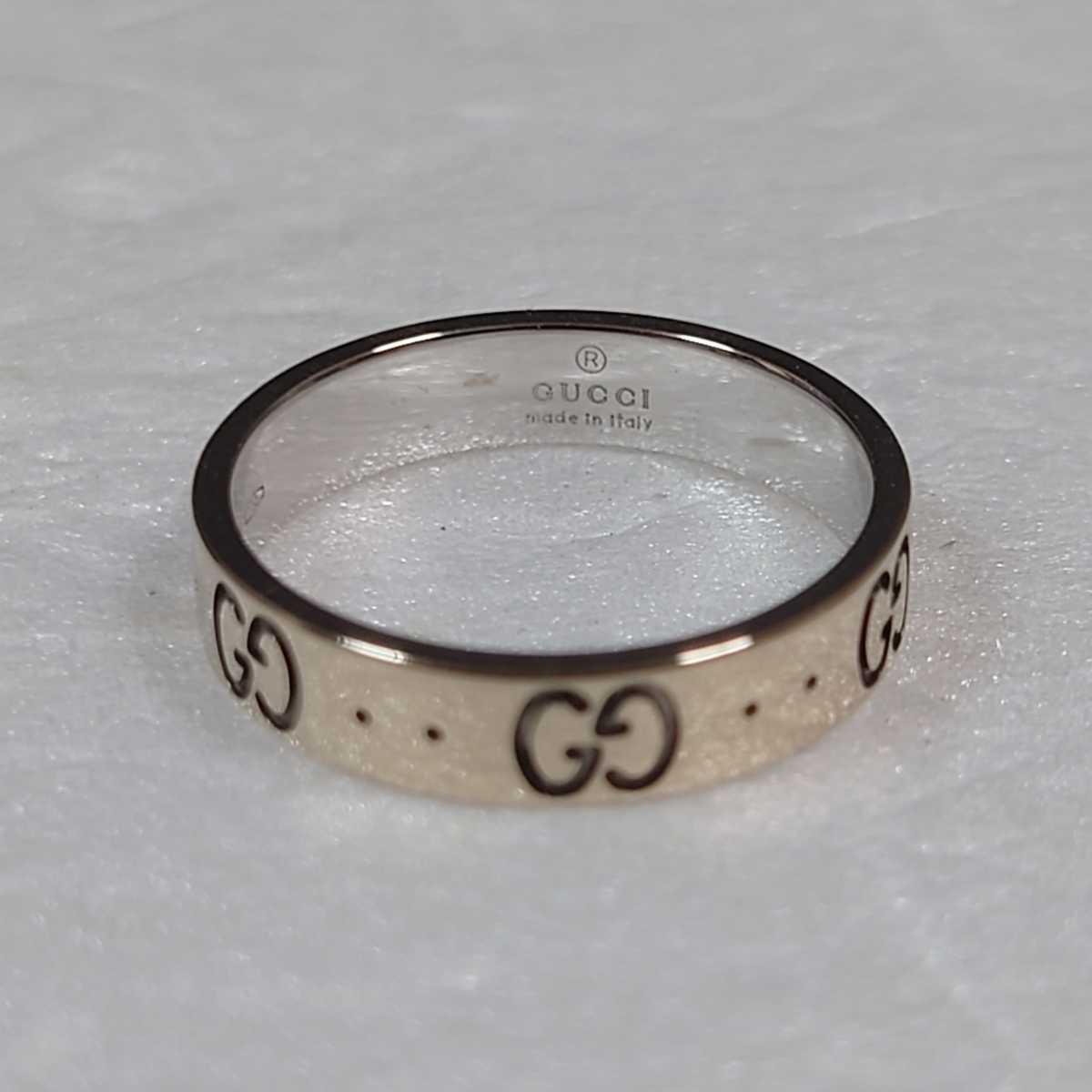 【GUCCI】 グッチ アイコン リング 指輪 11号 k... - ヤフオク!