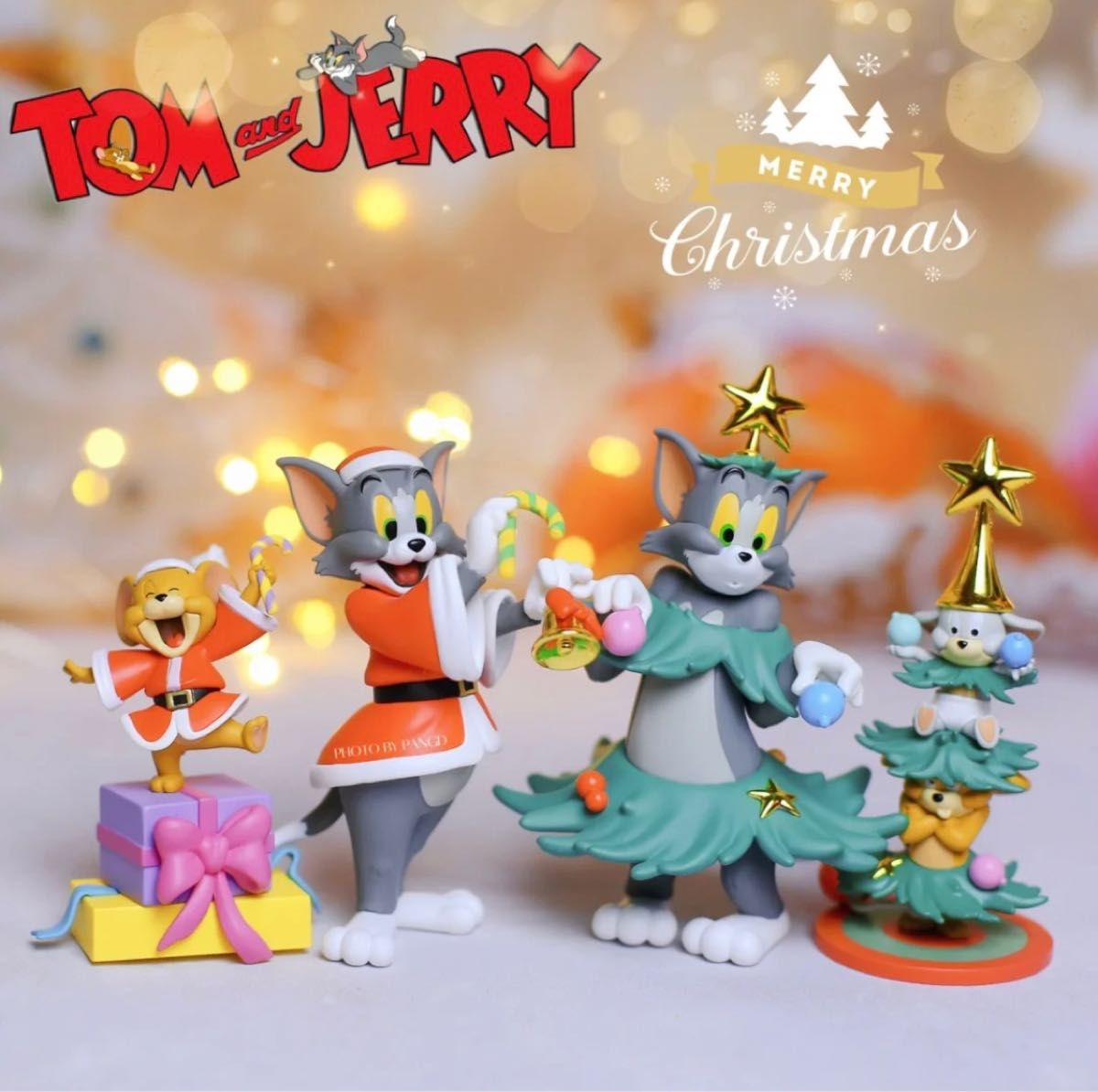 52toys トムとジェリー　TOM&JERRY クリスマスのフィギュア　４個入りアソートボックス