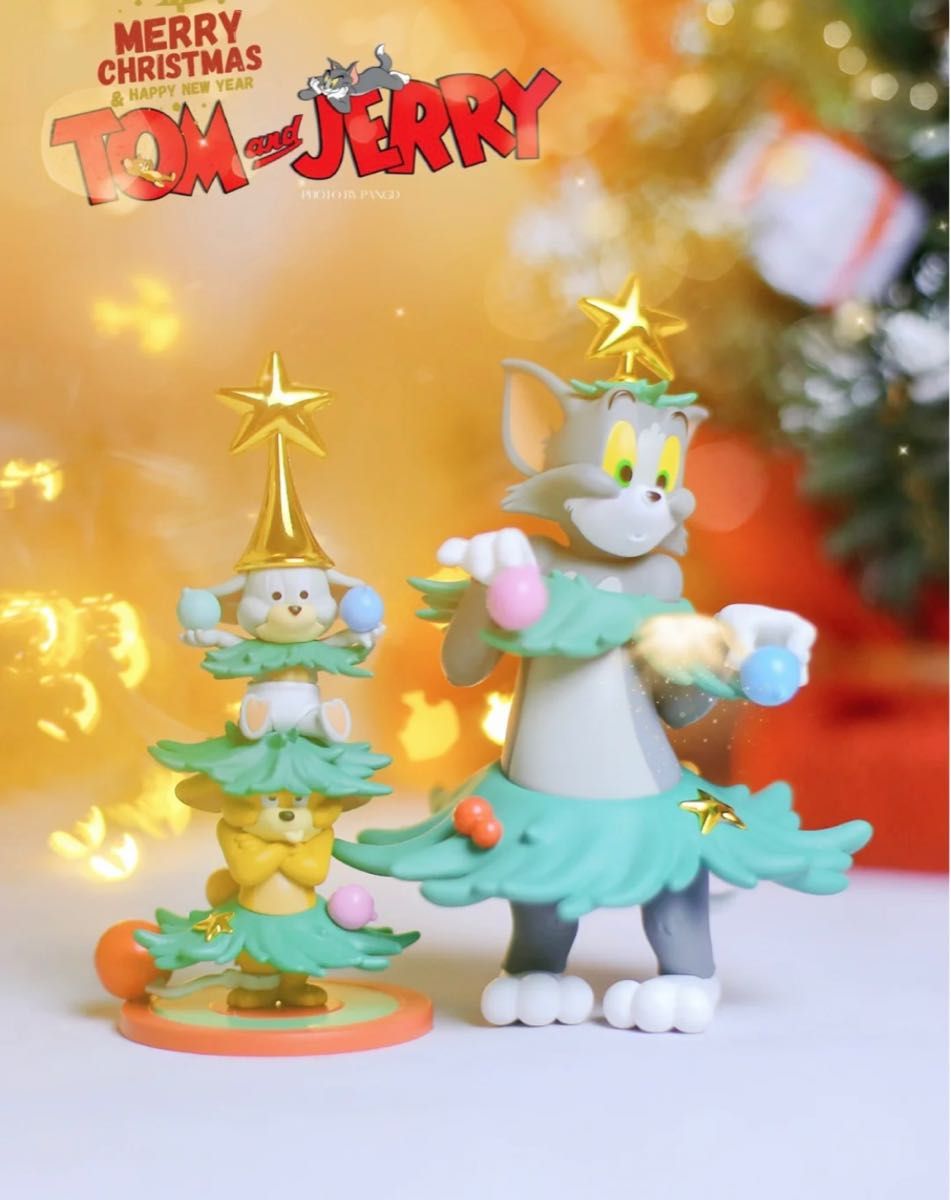 52toys トムとジェリー　TOM&JERRY クリスマスのフィギュア　４個入りアソートボックス