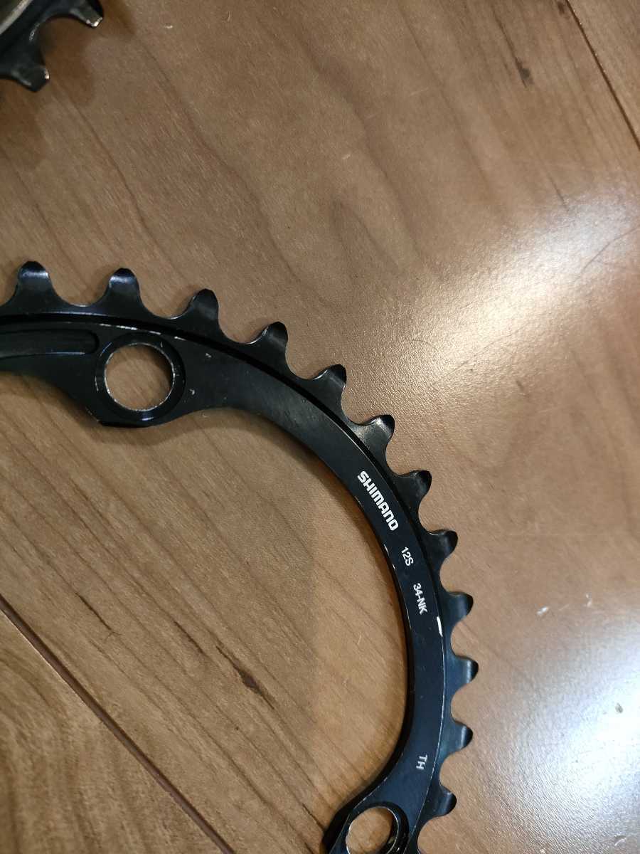 パーツ 送料無料 完成車外し SHIMANO DURA-ACE FC-R9200 12速 34T
