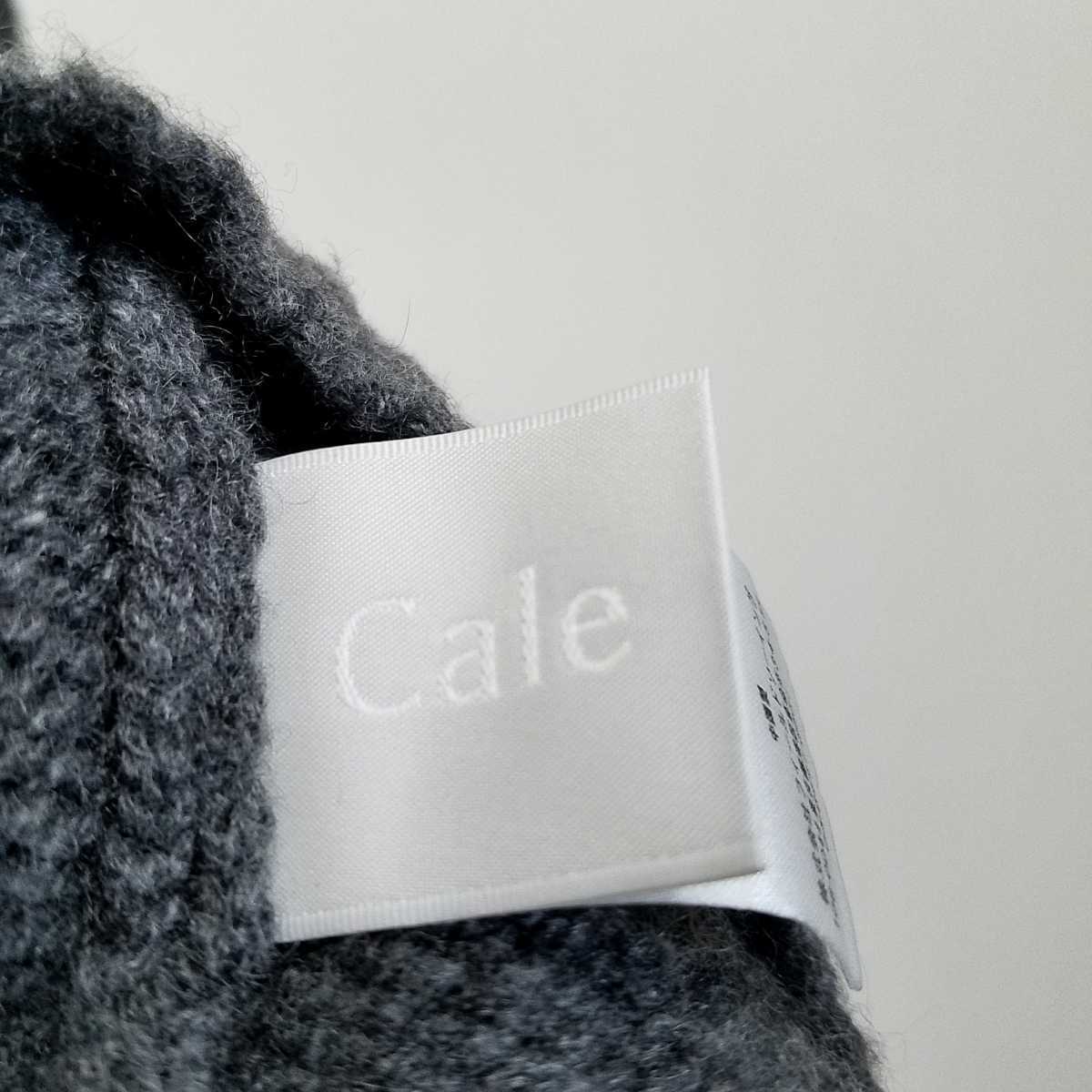 {.... мясо толщина / кашемир 100%}75900 иен Cale CASHMERE MOC NECK KNIT SWEATER размер 4 low gauge кашемир вязаный кашемир свитер karu