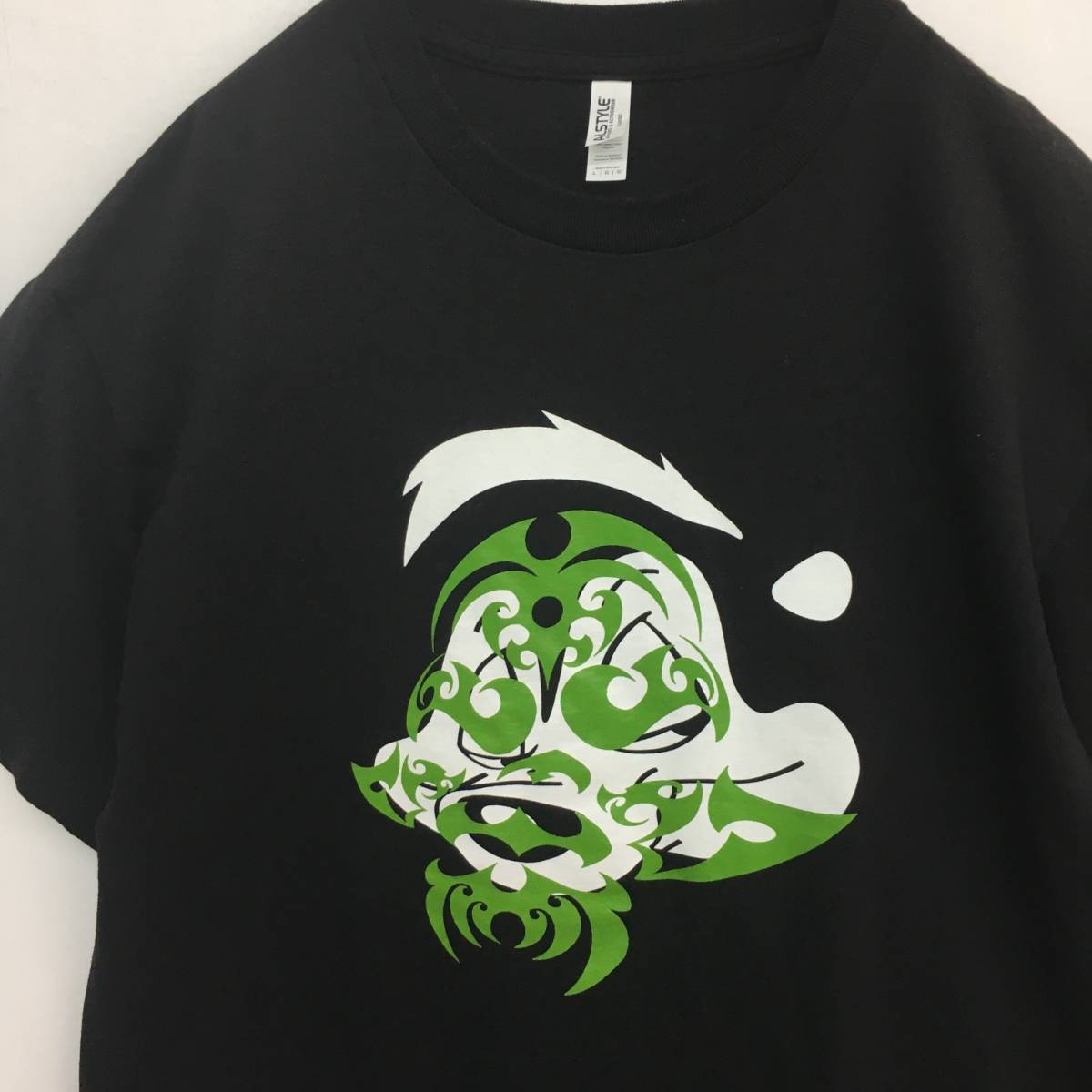 満点の PLP☆L☆黒 TEE ： KZ5348☆TENDERLOIN ボルネオスカル Tシャツ