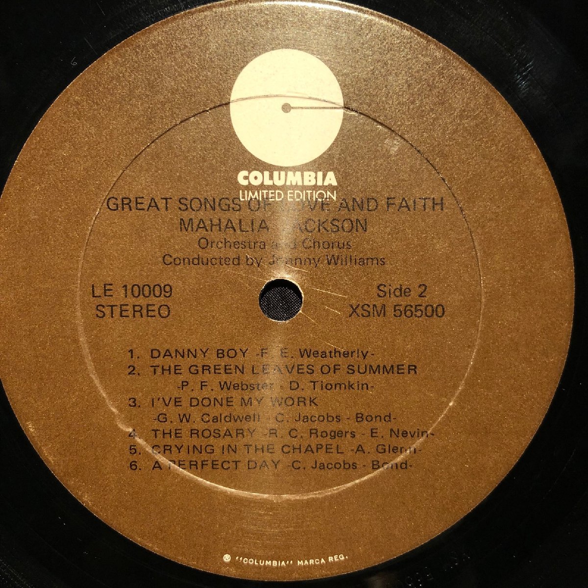Mahalia Jackson / Great Songs Of Love And Faith LP Columbia Limited Edition_画像5