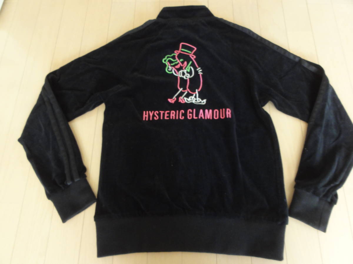 美品 HYSTERIC GLAMOUR STIE LO NIGHT GROOVE刺繍トラックジャケット Sサイズ 02193CJ01