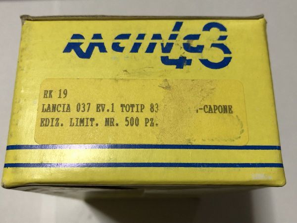 レーシング43/RACING43 1/43 ランチア 037 EV.1 TOTIP 1983 Biasion-Capone 500個限定 RK19 メタルキット/管KT01