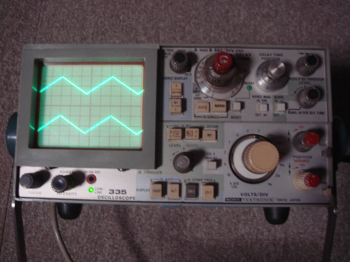 sony tektronix 335 ソニー テクトロニクス 超小型高性能アナログ_画像1