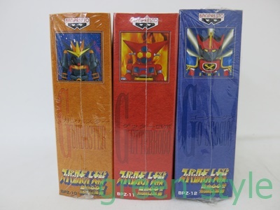  "Super-Robot Great War" fervour alloy all 3 kind set gun Buster * Getter Robo *go- show gnBPZ-10*11*12 van Puresuto unopened goods 