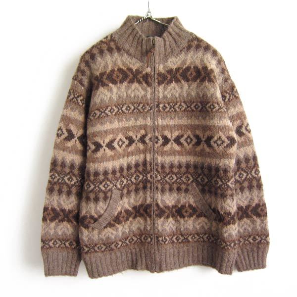 【保証書付】 LAUREN 美品 ラルフローレン D132-19-0022X ポロ Polo ニットブルゾン セーター カーディガン【M】幾何学模様 フルジップ フェアアイル柄 セーター 【保証書付】 LAUREN 美品 ラルフローレン D132-19-0022X ポロ Polo ニットブルゾン セーター カーディガン【M】幾何学模様 フルジップ フェアアイル柄 セーター