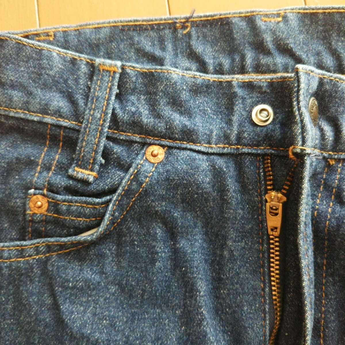 ヴィンテージ 80s 米国製　Levi’s 418 リーバイス ジーンズ　キッズ　US11 デッドストック？　made in USA_画像6