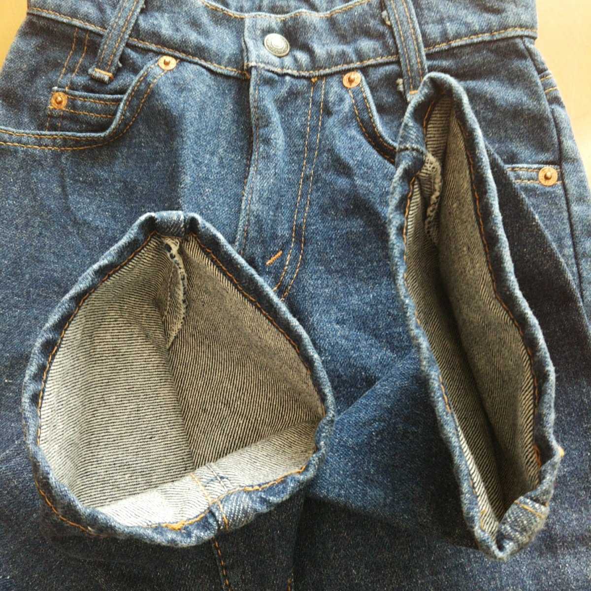 ヴィンテージ 80s 米国製　Levi’s 418 リーバイス ジーンズ　キッズ　US11 デッドストック？　made in USA_画像10