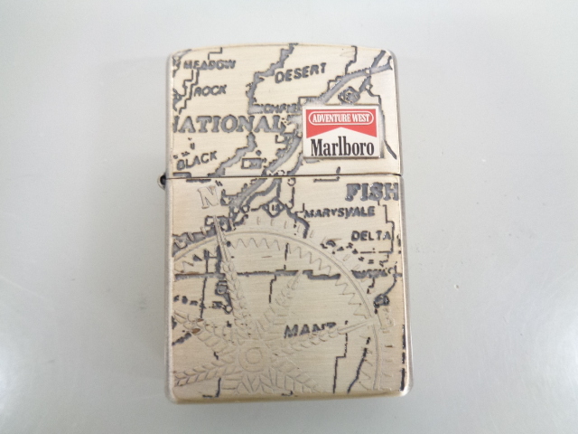 予約販売】本 ZIPPO マルボロ ADVENTURE WEST 地図 コンパス 未使用品