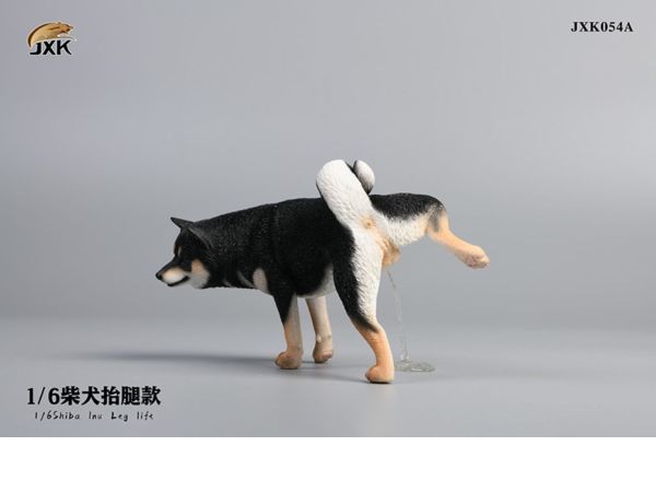 Mr.Z 1/6 サイズ 柴犬 シバイヌ 可愛い 滑稽 犬 動物 リアル フィギュア おもちゃ 模型 樹脂 犬好き 誕生日 プレゼント 置物 黒色_画像4