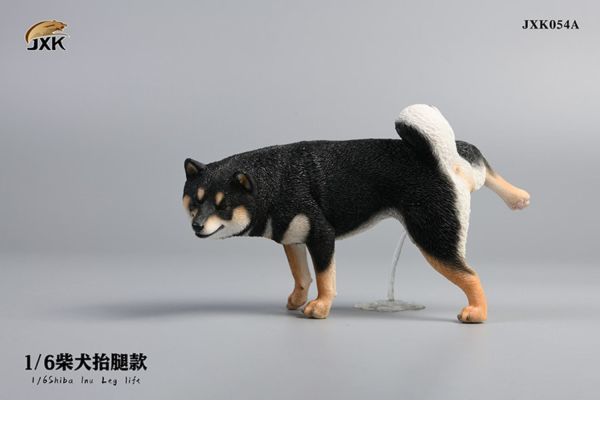 Mr.Z 1/6 サイズ 柴犬 シバイヌ 可愛い 滑稽 犬 動物 リアル フィギュア おもちゃ 模型 樹脂 犬好き 誕生日 プレゼント 置物 黒色_画像1