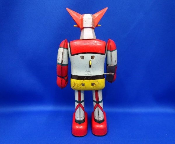 pA01949* poppy exist . exist .[geta-1] tin plate zen my robot / walk retro Vintage toy 