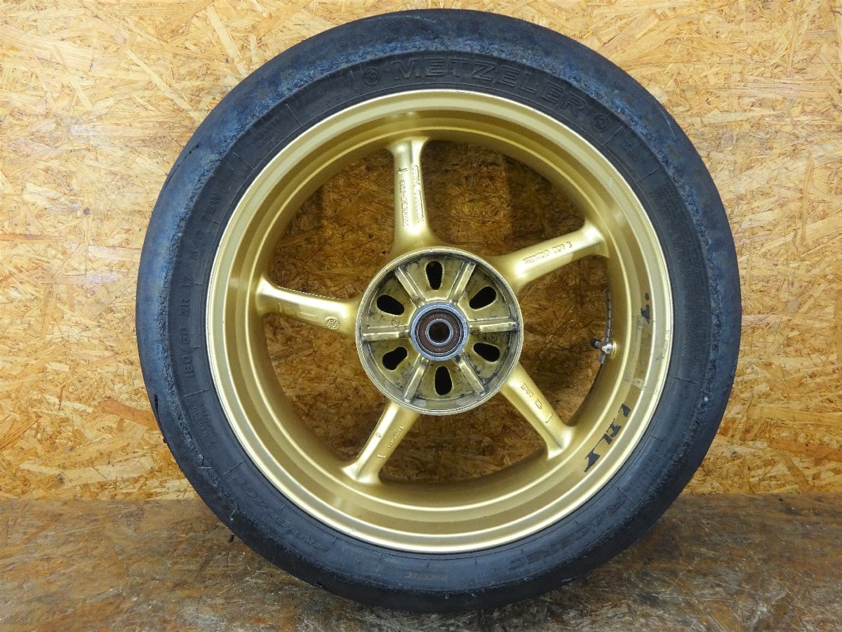 [G69] Triumph Daytona 675R ^ rear wheel (1) 17×5.50 Wobble less 