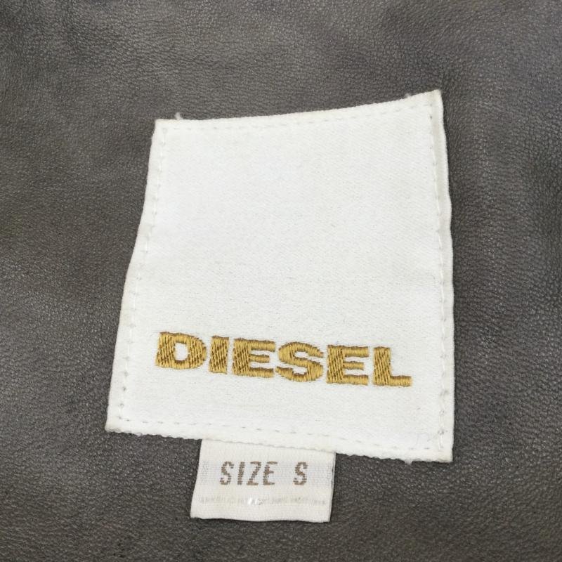DIESEL S ディーゼル ジャケット、上着 レザージャケット 羊革　レザージャケット Jacket 灰 / グレー / 10046817_画像9