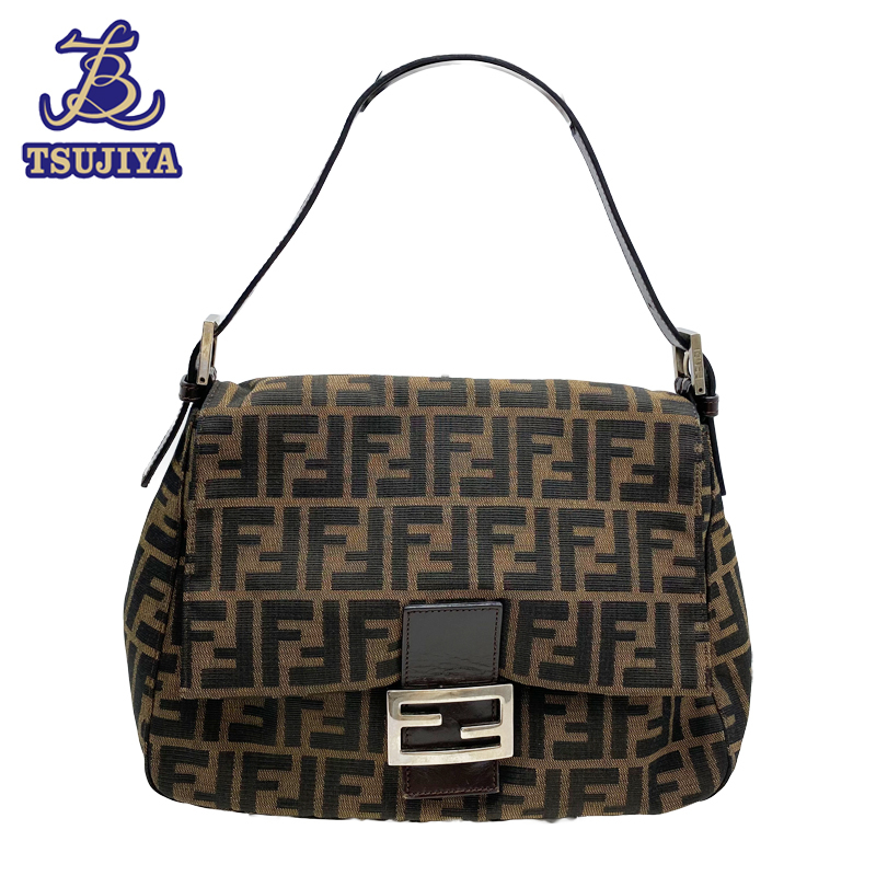 FENDI フェンディ ズッカ マンマバゲット ブラウン-