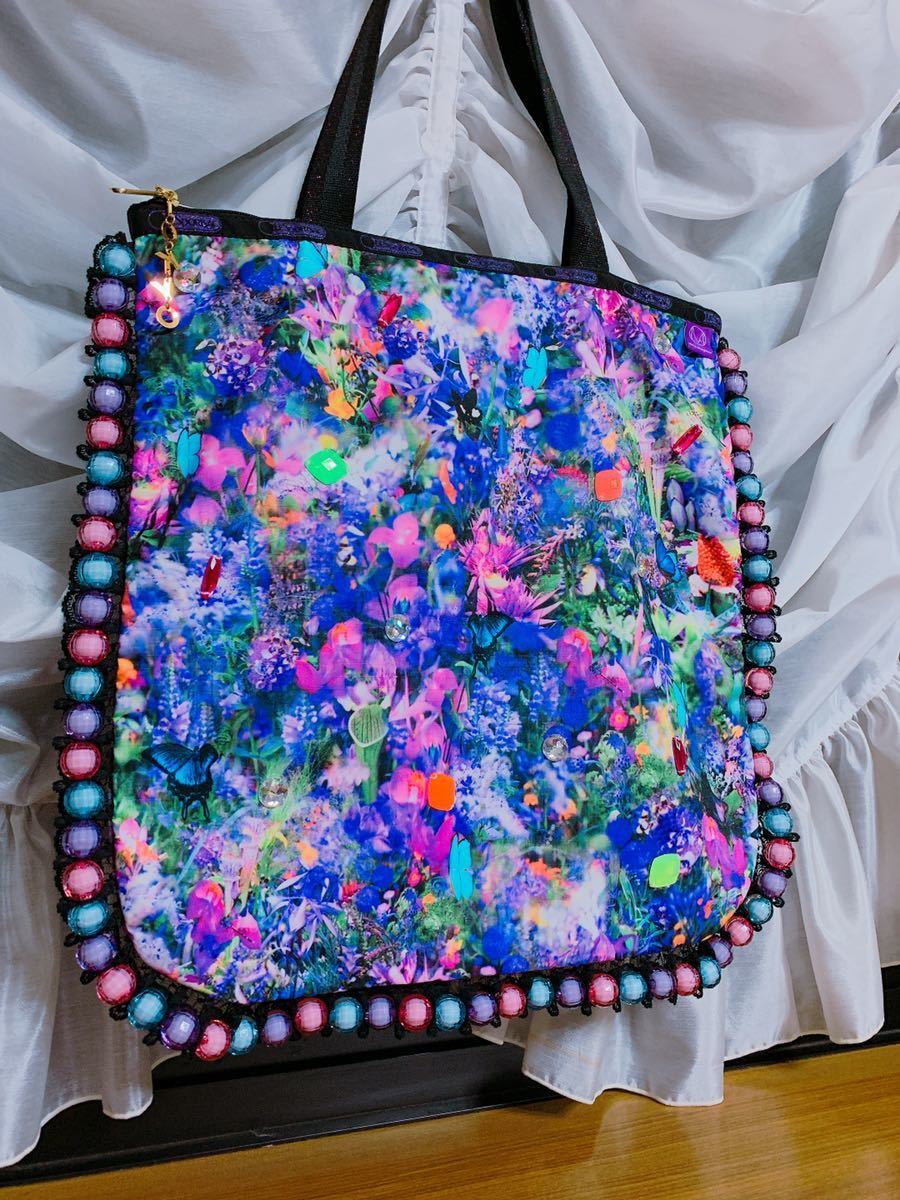 レスポートサック 蜷川実花 LeSportsac ニナデジ ハンドバッグ トート バッグ ハワイ Hawaii フラダンス TOKYO Aloha パーティー 結婚式_画像5