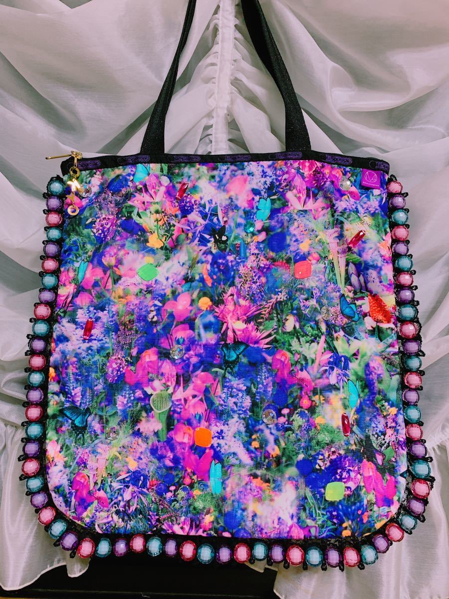 レスポートサック 蜷川実花 LeSportsac ニナデジ ハンドバッグ トート バッグ ハワイ Hawaii フラダンス TOKYO Aloha パーティー 結婚式_画像3